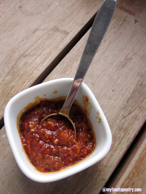 Garlic Red Chili Chutney/Dip