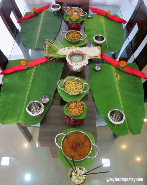 A South Indian Table setting