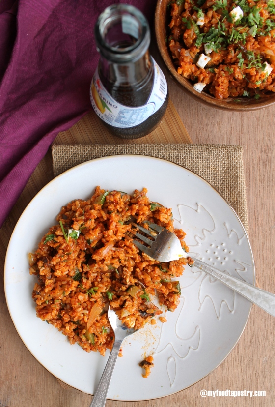 Thai Spiced Brown Rice with exotic vegetables